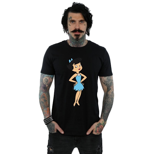 The Flintstones Herr Betty Rubble Klassisk Pose T-shirt M Svart Black M