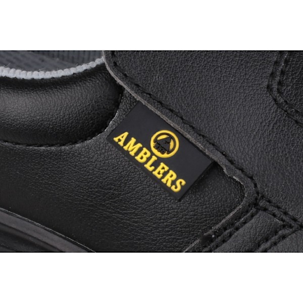 Amblers Safety FS661 Unisex Slip On Säkerhetsskor 3 UK Svart Black 3 UK