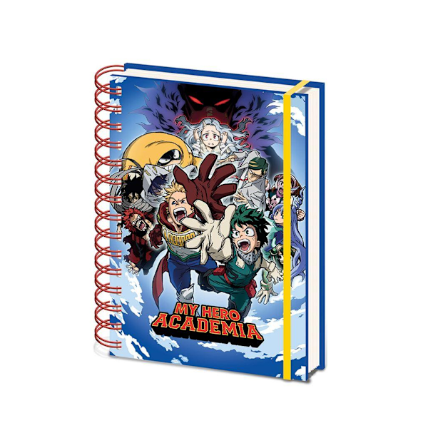 My Hero Academia Reach For It A5 Anteckningsbok En Storlek Blå/Röd Blue/Red One Size