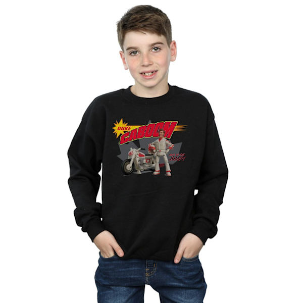 Disney Pojkar Toy Story 4 Duke Caboom King Of The Jump Sweatshirt Black 7-8 Years