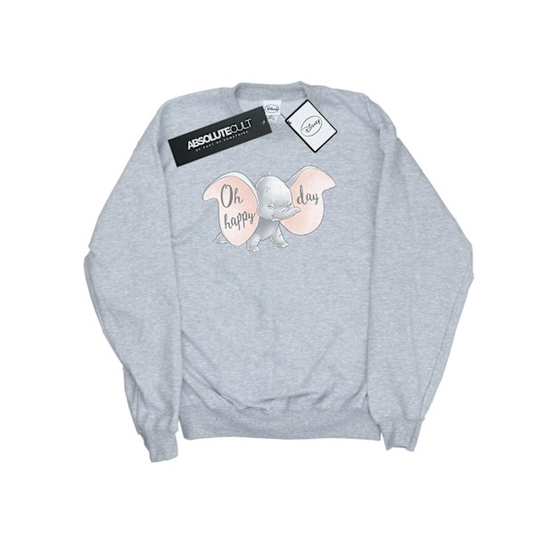 Disney Mens Dumbo Happy Day Sweatshirt XXL Sports Grey Sports Grey XXL