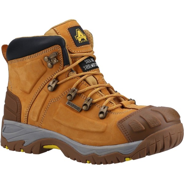 Amblers Mens FS33 Grain Leather Safety Boots 7 UK honung Honey 7 UK