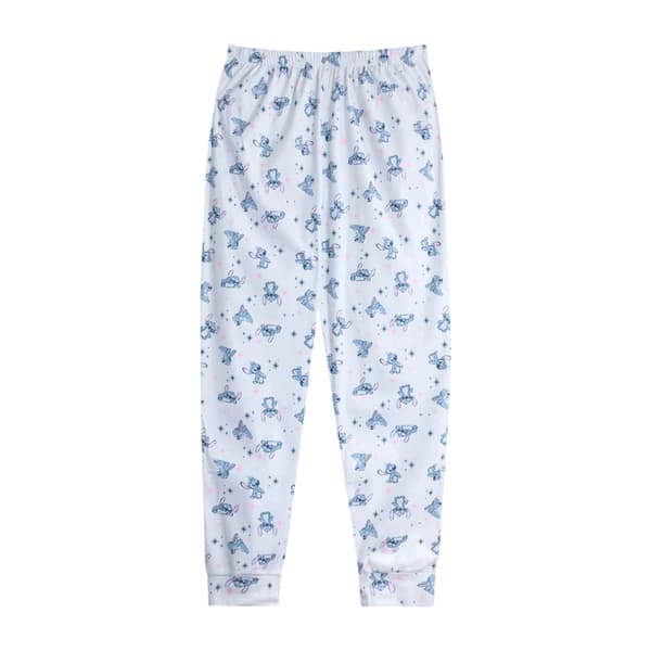Lilo & Stitch Dam/Dam Stitch Lång Pyjamas Set 6 UK Rosa/Blå Pink/Blue 6 UK