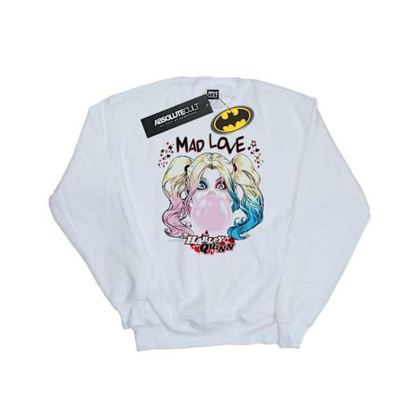 DC Comics Herr Harley Quinn Mad Love Sweatshirt 3XL Vit White 3XL