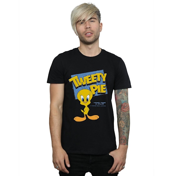 Looney Tunes Klassisk Tweety Bomull T-shirt XXL Svart Black XXL