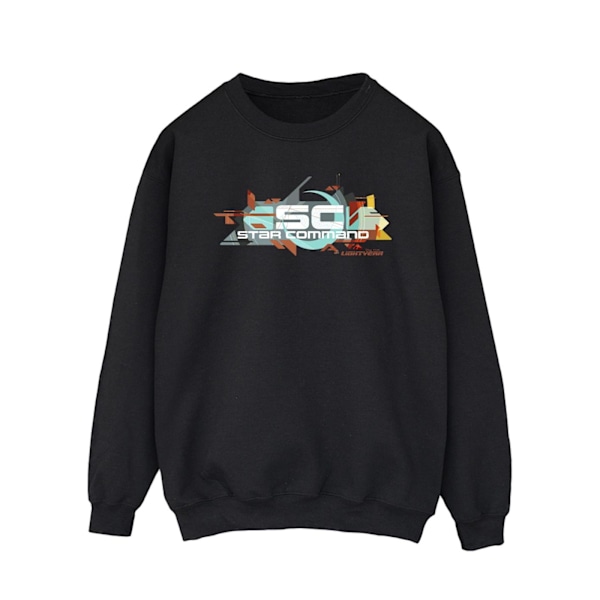 Disney Lightyear Star Command Graphic Titel Sweatshirt S B Black S