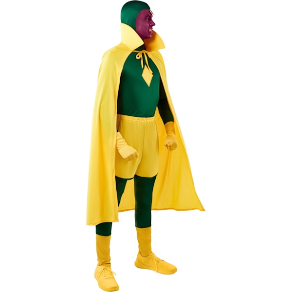 WandaVision Deluxe Halloween-kostym för män XS grön/gul Green/Yellow XS