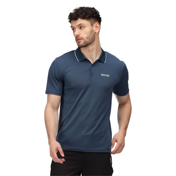 Regatta Maverick V Active Pikétröja för män 4XL Moonlight Denim Moonlight Denim 4XL