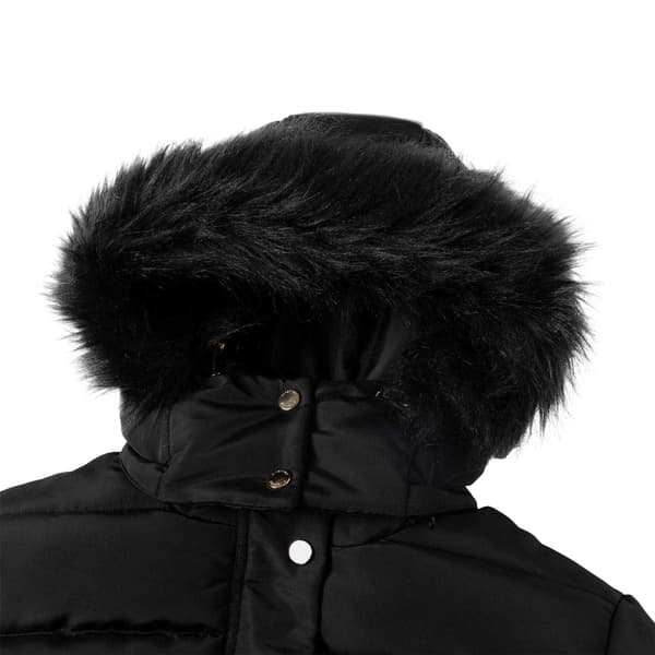 Firetrap Dam Vattentät Långärmad Pufferjacka 8 Black 8 UK