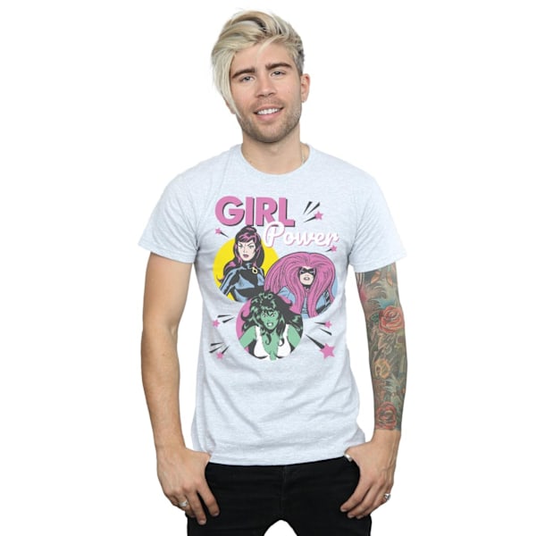 Marvel Comics Girl Power T-shirt 3XL Sports Grey för män Sports Grey 3XL