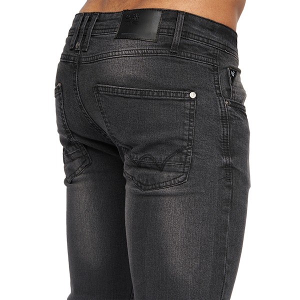 Duck And Cover Herr Maylead Slim Jeans 38L Svart Black 38L