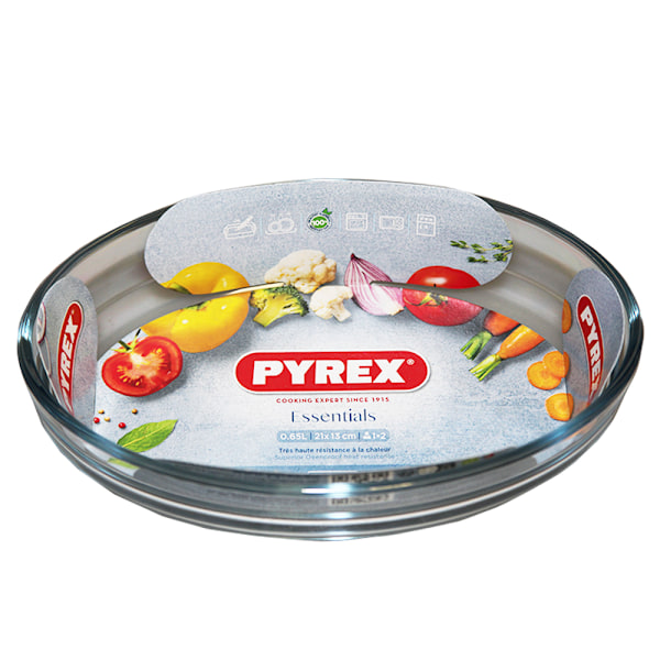 Pyrex Essentials Oval Roaster Dish 21 x 13cm Transparent Transparent 21 x 13cm