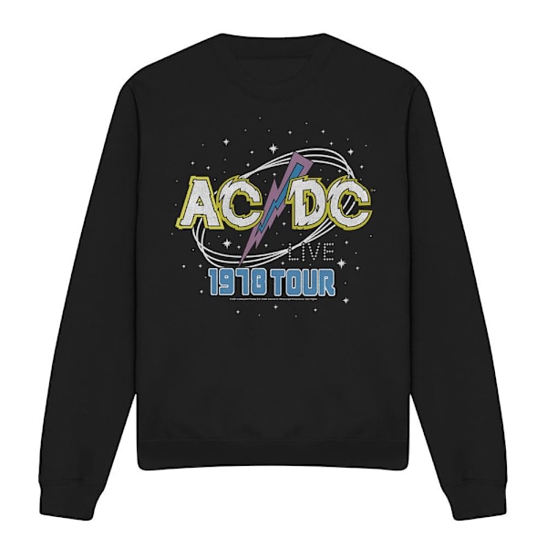 AC/DC Unisex Vuxen Live Sweatshirt XXL Svart Black XXL