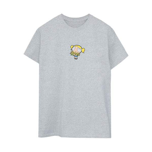 The Powerpuff Girls Dam/Damer Bomull Boyfriend T-Shirt M Sp Sports Grey M