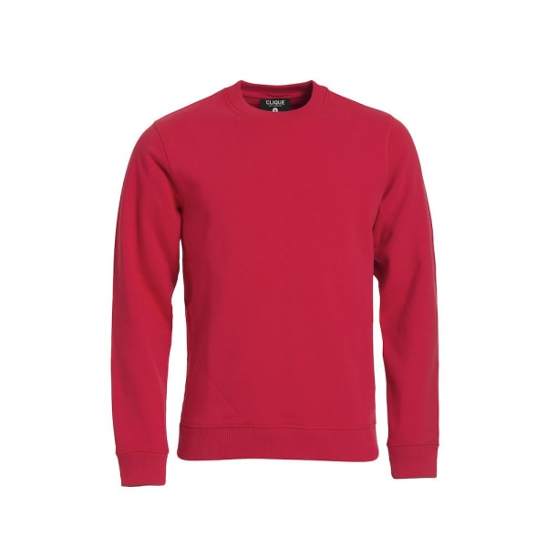Clique Unisex Vuxen Klassisk Plain Rund Neck Sweatshirt 3XL Röd Red 3XL