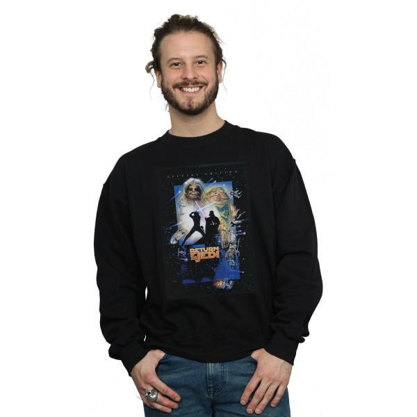 Star Wars Mens Episod VI Movie Poster Sweatshirt XL Svart Black XL