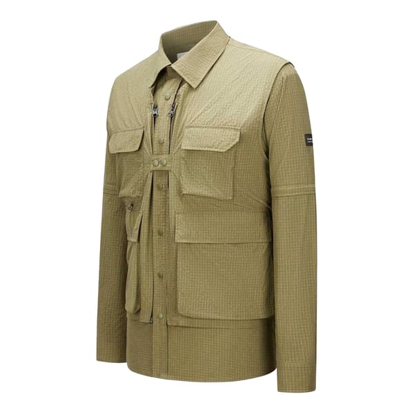 Firetrap Herr 3 i 1 Ripstop Konvertibel Skjorta L Canvas Canvas L
