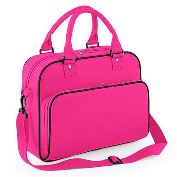 Bagbase Compact Junior Dance Messenger Bag (15 liter) One Size Classic Pink/Light Grey One Size