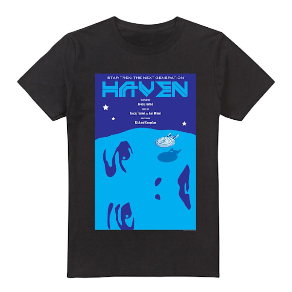 Star Trek Herr The Next Generation Säsong 1 Avsnitt 11 T-Shirt Black 4XL