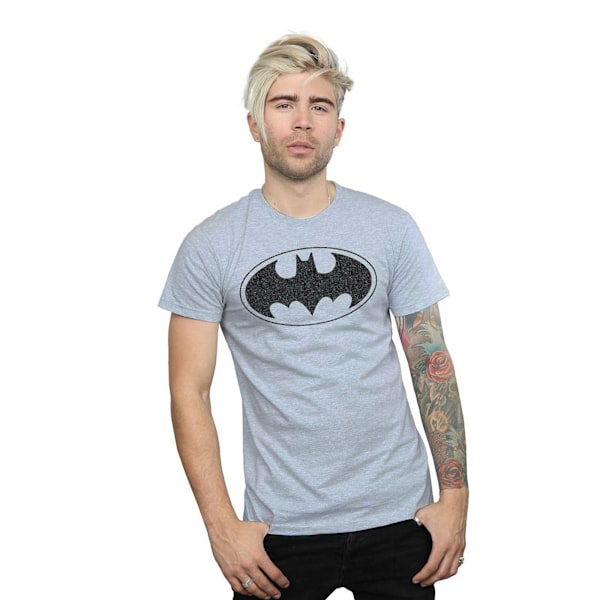 DC Comics Batman One Colour Logo T-shirt XXL Sports Grey Sports Grey XXL