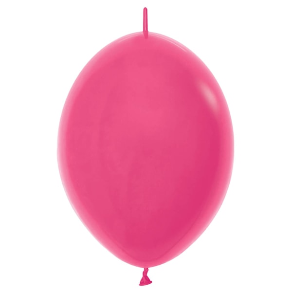 Sempertex Link O Loon Latexballong (Förpackning om 50) En Storlek Fuchsia Fuchsia One Size