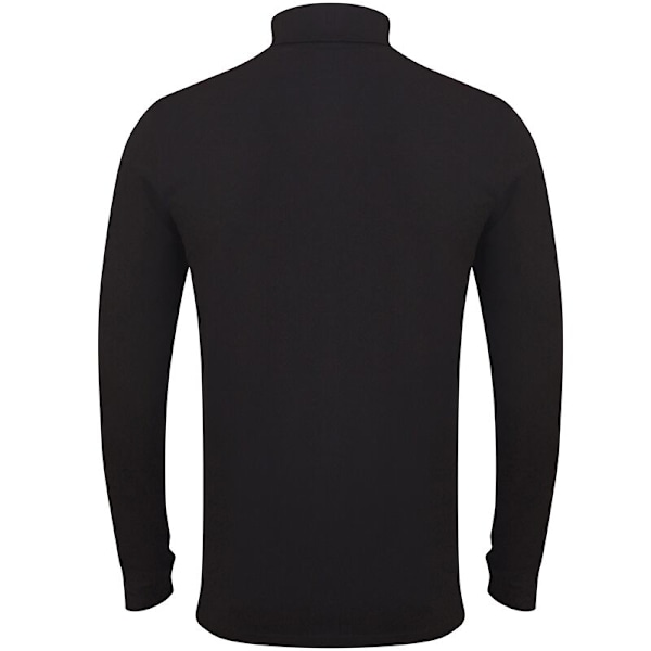 Skinni Fit Mens Feel Good Roll Neck Long Sleeve Top M Black Black M