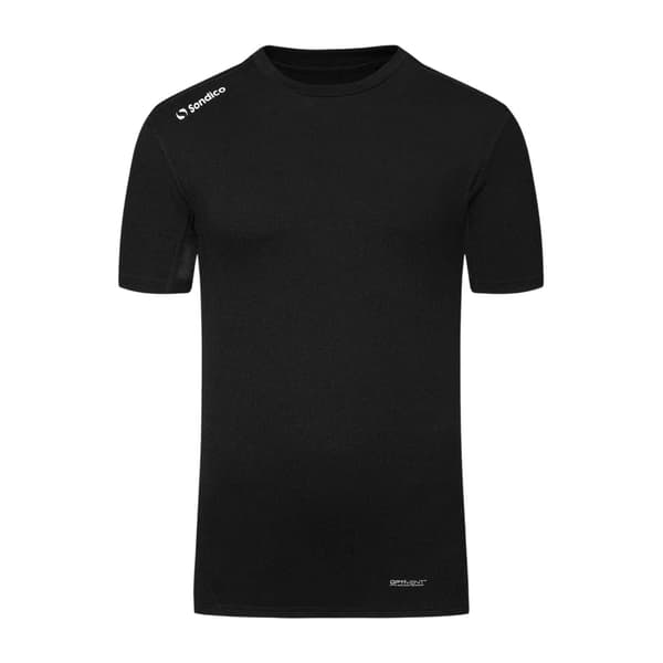 Sondico Herr Core Enfärgad Underställströja 4XL Svart Black 4XL