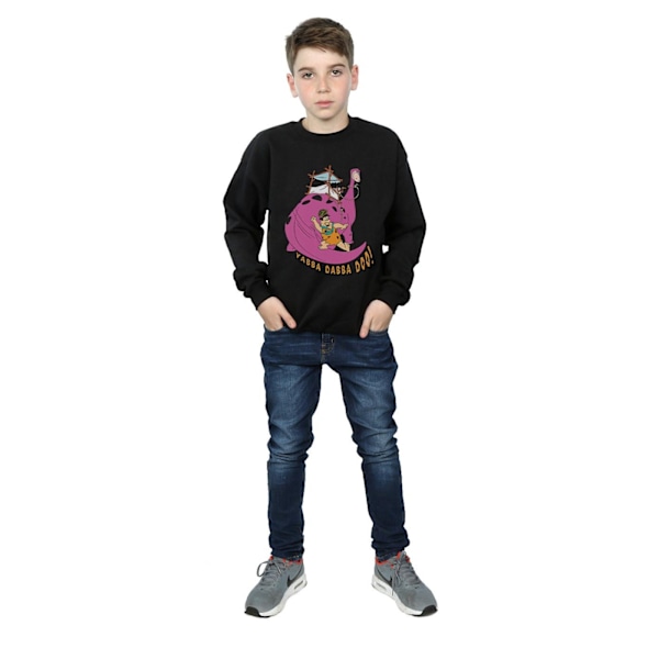 The Flintstones Boys Yabba Dabba Doo Sweatshirt 5-6 år Svart Black 5-6 Years