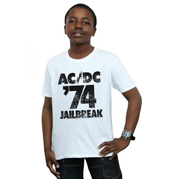 AC/DC Boys Jailbreak 74 T-shirt 3-4 år Vit White 3-4 Years