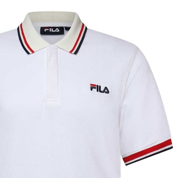 Fila Herr Bowey Pikétröja XL Vit White XL