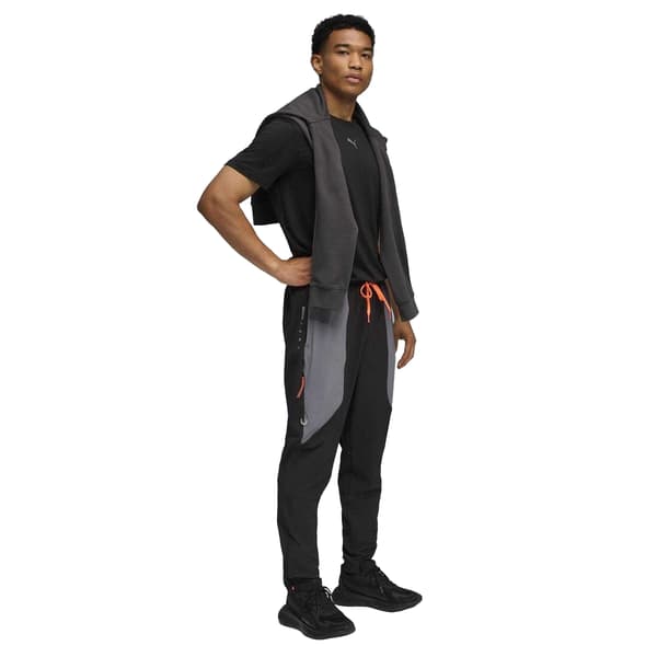 Puma Herr Flex Woven Joggers L R Svart/Grå Black/Grey L R