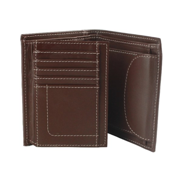 Eastern Counties Leather Isaac Plånbok i Läder för Män, Storlek: One Size, Brun Brown One Size