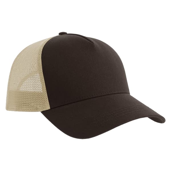 Atlantis Rapper 5-panels Bomull Hållbar Truckerkeps One Size Brown/Stone One Size