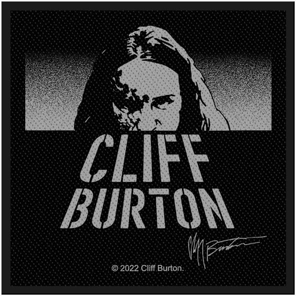 Metallica Dawn Of Cliff Patch One Size Svart/Vit Black/White One Size