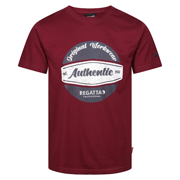 Regatta Original Workwear Bomull T-shirt S Bourgogne Burgundy S