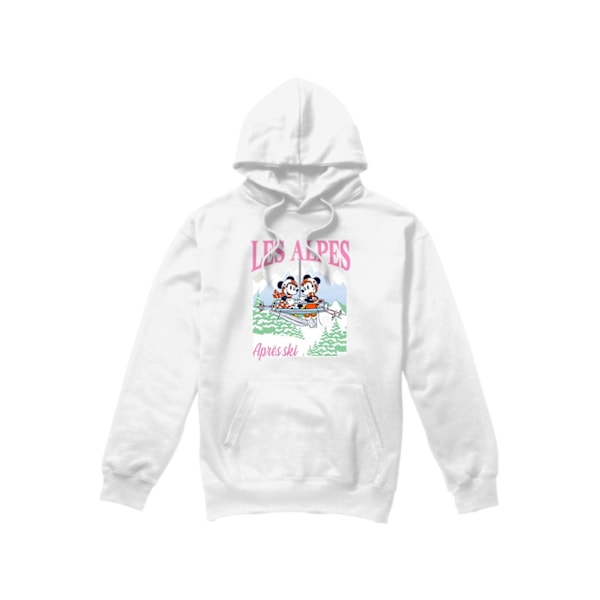 Disney Herr Les Alpes Mickey Mouse Huvtröja XL Vit White XL