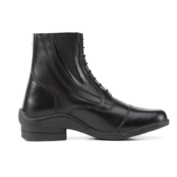 Moretta Dam/Dam Alessia Grain Leather Paddock Boots 5 UK Black 5 UK
