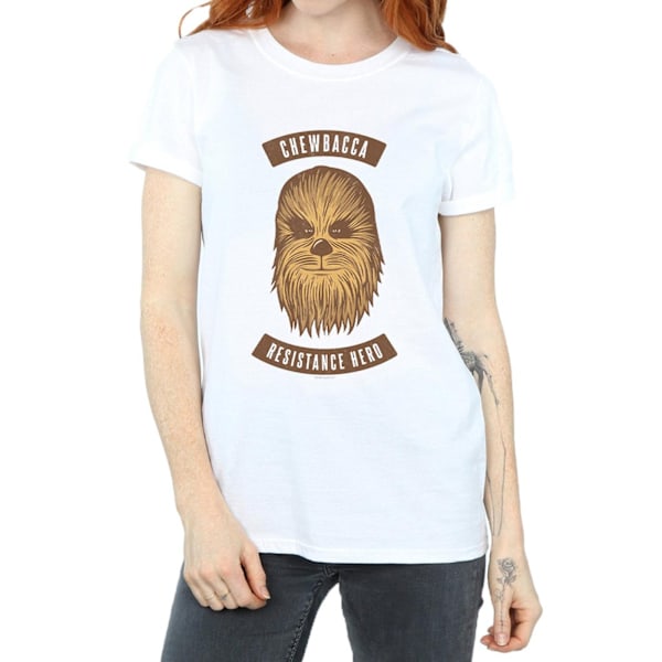 Star Wars The Rise Of Skywalker Dam/Damer Chewbacca Hero Co White 3XL