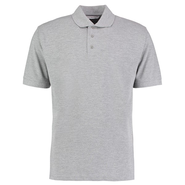 Kustom Kit Klassic Superwash Kortärmad Poloskjorta L Hea Heather Grey L