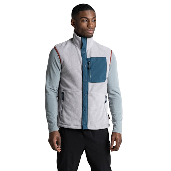 Craghoppers Argo Polartech Väst för Män L Mjuk Gråmelerad Soft Grey Marl L