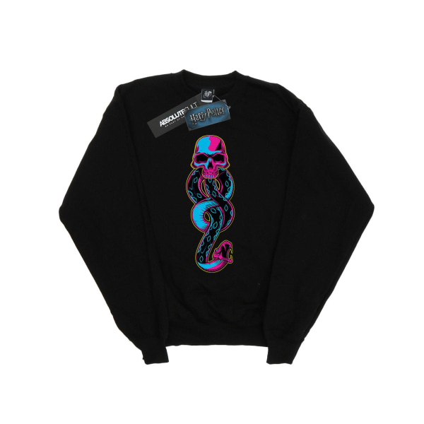 Harry Potter Dam/Dam Neon Dark Mark Sweatshirt XL Svart Black XL