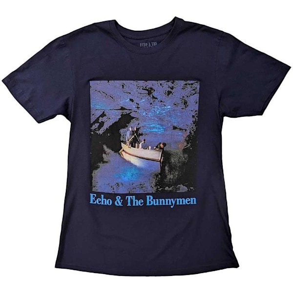 Echo & The Bunnymen Unisex Vuxen Ocean Rain T-Shirt L Marinblå Navy Blue L