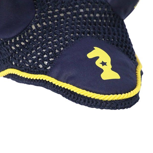 Little Knight Lancelot Hästflugslöja Liten Ponny Marinblå/Gul Navy/Yellow Small Pony
