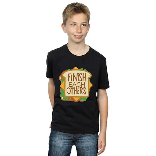 Disney Boys Wreck It Ralph Anna´s Shirt T-Shirt 7-8 år Svart Black 7-8 Years