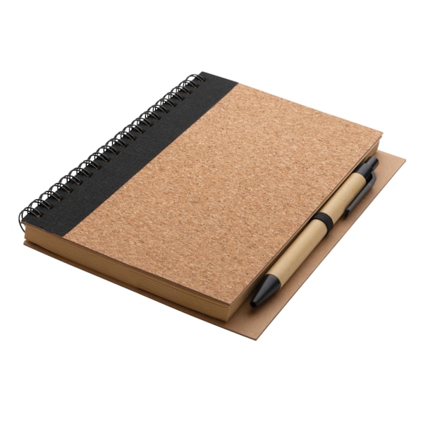XD Collection Kork Anteckningsbok med Penna One Size Svart Black One Size