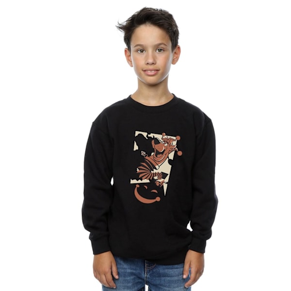 Scooby Doo Boys Jack In The Box Sweatshirt 5-6 År Svart Black 5-6 Years