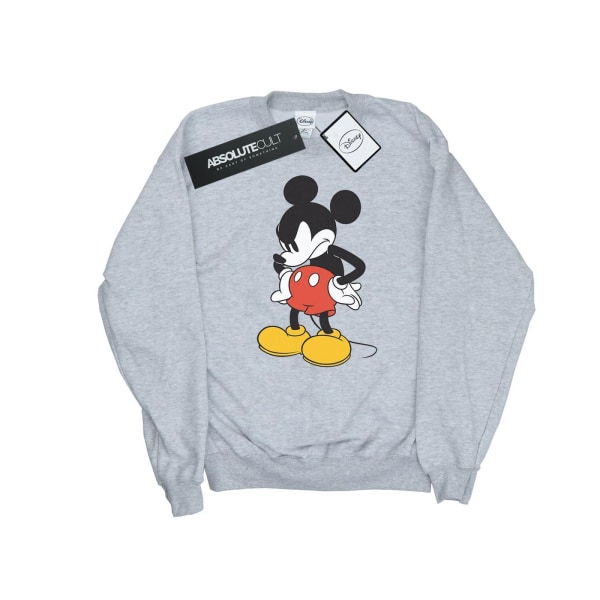 Disney Mens Mickey Mouse Angry Look Down Sweatshirt 3XL Sports Sports Grey 3XL