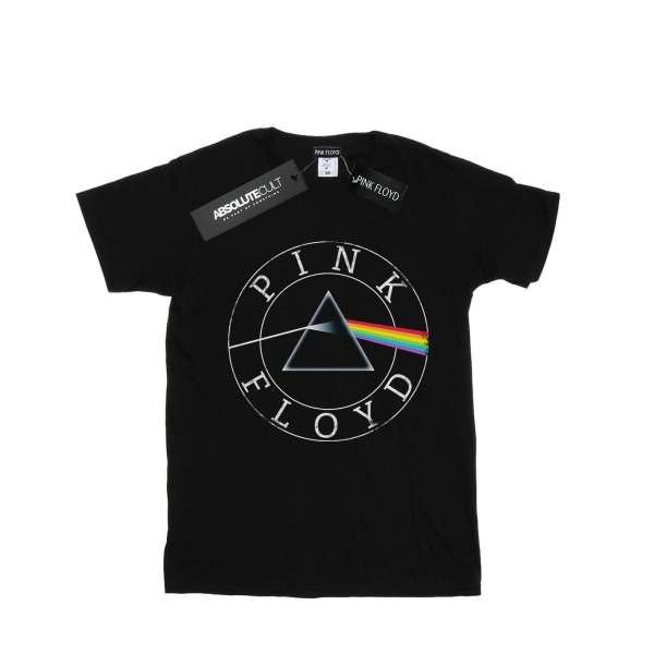 Pink Floyd Girls Prism Circle Logo T-shirt bomull 7-8 år Bla Black 7-8 Years