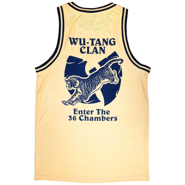 Wu-Tang Clan Unisex Vuxen Gå in i 36 Chambers Back Print Tank Yellow XS