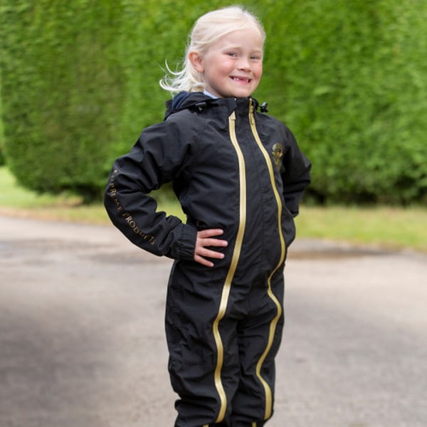 Supreme Products Childrens/Kids Show Rider Waterproof Mocka Tri Black/Gold XL